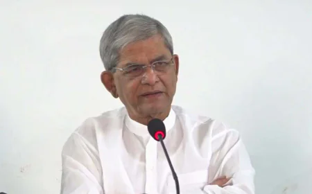 দেশের জাতীয় নিরাপত্তা রক্ষায় জনগণ ঐক্যবদ্ধ : মির্জা ফখরুল