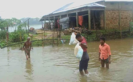 সিলেট-সুনামগঞ্জে বন্যা পরিস্থিতির অবনতির শঙ্কা