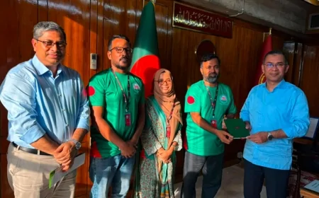 প্রধানমন্ত্রীর সঙ্গে বিডি ক্লিন প্রতিনিধিদলের সৌজন্য সাক্ষাৎ