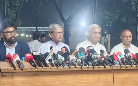 দলীয় প্রতীকে স্থানীয় সরকার নির্বাচন নয়: মির্জা ফখরুল