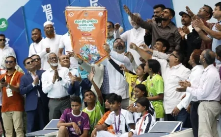 তুন কুঁড়ি স্পোর্টস, জাতীয় পর্যায়ের প্রতিযোগিতার উদ্বোধন