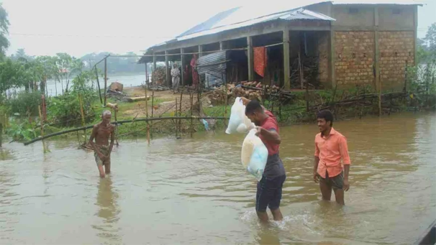 সিলেট-সুনামগঞ্জে বন্যা পরিস্থিতির অবনতির শঙ্কা