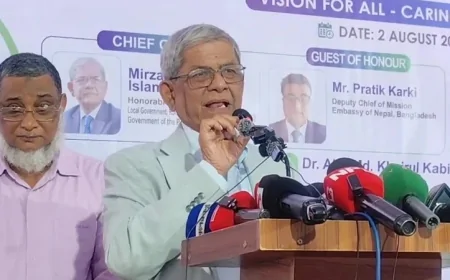 আগামী বছর থেকেই ঠাকুরগাঁও মেডিকেল কলেজে ভর্তি শুরু: মির্জা ফখরুল