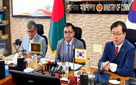 দক্ষিণ কোরিয়ার সঙ্গে সিইপিএ চুক্তি, ৯৭ শতাংশ পণ্যে শুল্ক সুবিধা
