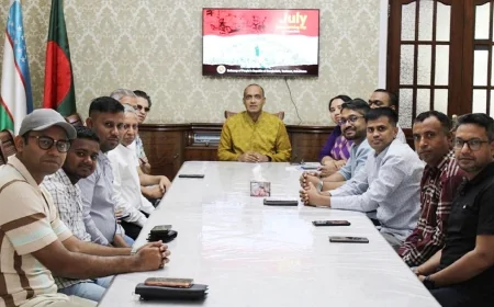উজবেকিস্তানে বাংলাদেশ দূতাবাসে জুলাই গণঅভ্যুত্থান দিবস পালিত