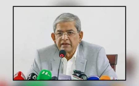 রাষ্ট্রপতি পদে মির্জা ফখরুলকেই বেছে নিল বিএনপি, ঘোষণা বুধবার