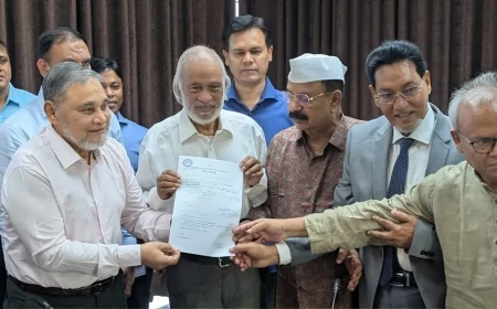 রাষ্ট্রপতি পদে মির্জা ফখরুলের পক্ষে মনোনয়নপত্র জমা