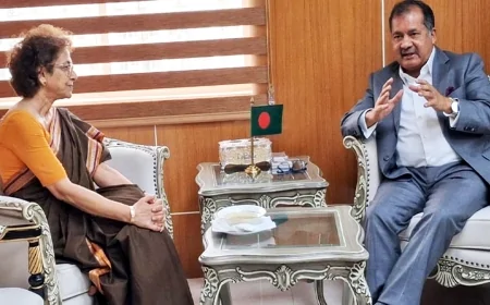 তথ্যমন্ত্রীর সঙ্গে জাতিসংঘের স্থায়ী প্রতিনিধি আইরিন খানের সাক্ষাৎ