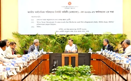 একনেকে ৯ হাজার ৩৩৩ কোটি টাকার ১০ প্রকল্প অনুমোদন