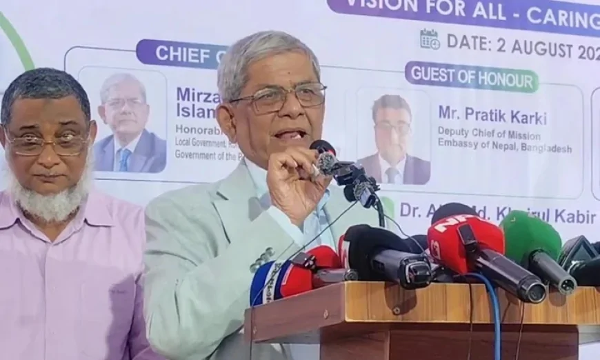 আগামী বছর থেকেই ঠাকুরগাঁও মেডিকেল কলেজে ভর্তি শুরু: মির্জা ফখরুল