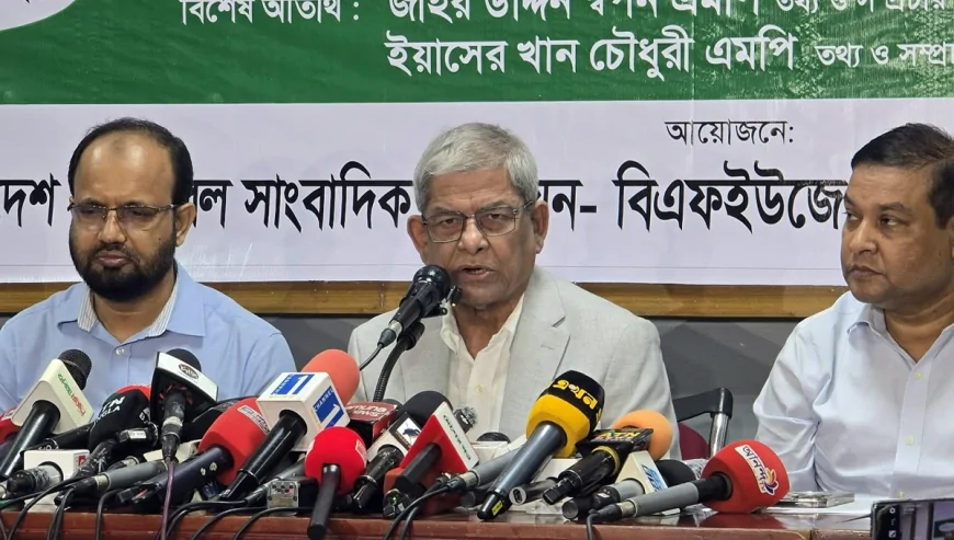 হাসিনার ভাষায় কথা বলছে বিরোধী দলের নেতারা: মির্জা ফখরুল