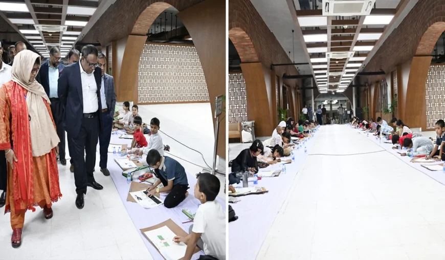জুলাই গণঅভ্যুত্থান দিবস উপলক্ষে সংসদ ভবনে চিত্রাঙ্কন প্রতিযোগিতা অনুষ্ঠিত