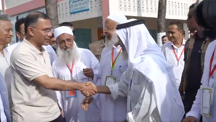 বাবুনগর মাদ্রাসায় প্রধানমন্ত্রী তারেক রহমান