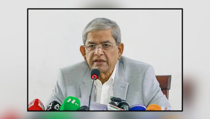 রাষ্ট্রপতি পদে মির্জা ফখরুলকেই বেছে নিল বিএনপি, ঘোষণা বুধবার