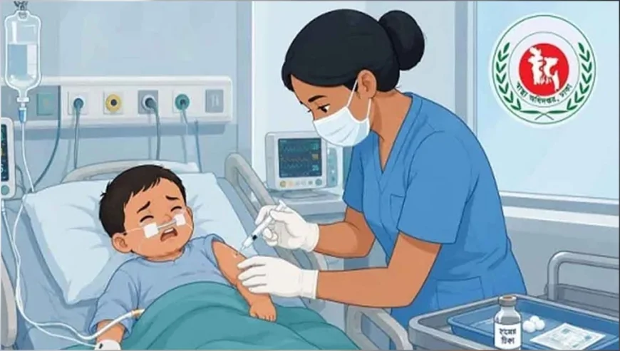 হাম ও হামের উপসর্গ নিয়ে আরও পাঁচ শিশুর মৃত্যু