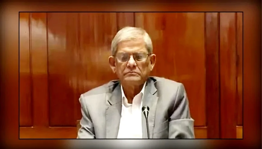 কান্নাজড়িত কণ্ঠে বিদায়, এমপিদের ভোট চাইলেন মির্জা ফখরুল