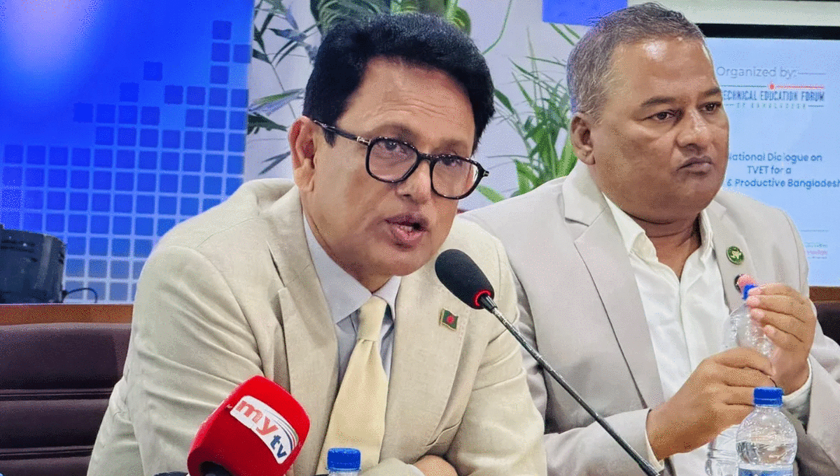 জনসংখ্যাকে জনসম্পদে রূপান্তর করতে কারিগরি শিক্ষার বিকল্প নেই: শিক্ষামন্ত্রী