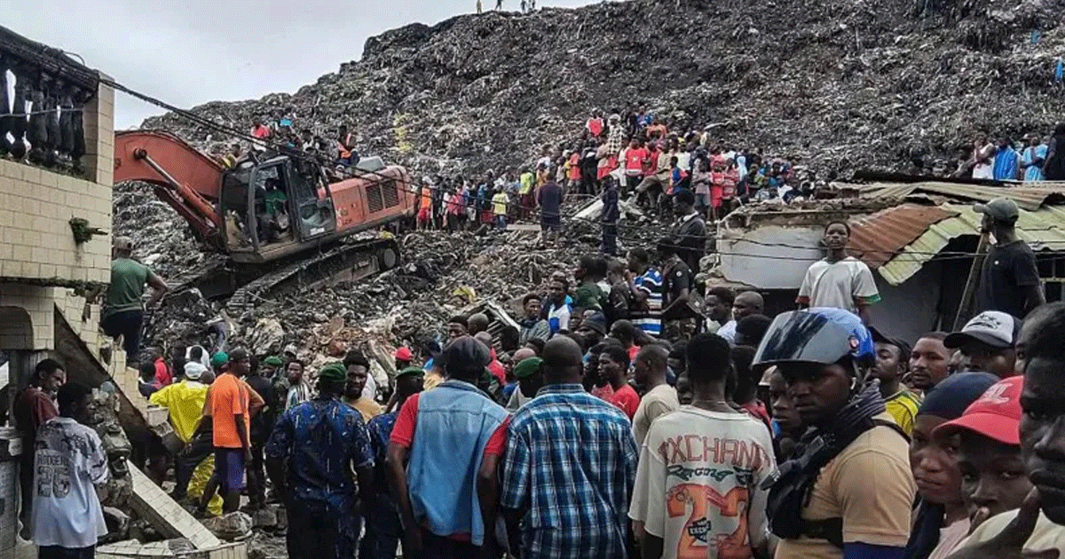 গিনিতে ময়লার ভাগাড় ধসে নিহত ৩০