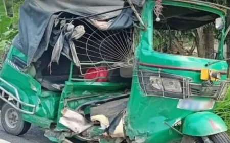 সিএনজি ও অটোরিকশার মুখোমুখি সংঘর্ষে দুই নারীসহ নিহত ৪