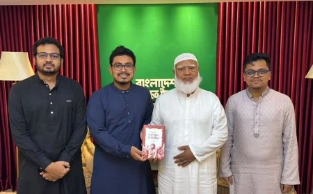 ডা. শফিকুর রহমানের সঙ্গে ডাকসু নেতাদের সাক্ষাৎ