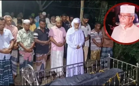 মধ্যরাতে মরিয়মের দাফন সম্পন্ন
