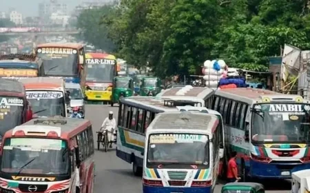 জ্বালানির দাম বৃদ্ধির পর বাড়ল বাস ভাড়া