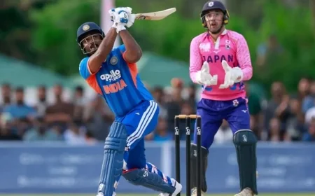 ৩২ রান করেও ভারতের বিপক্ষে জয়ের খুব কাছে জাপান