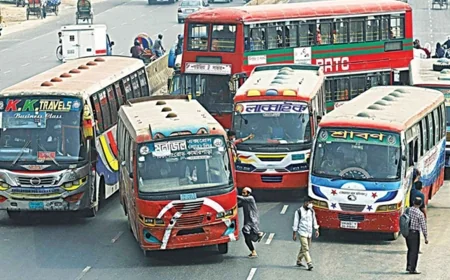 বাস-মিনিবাসের ভাড়া বাড়ল কিলোমিটারে ১৭ পয়সা