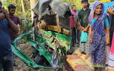 গাজীপুরে ট্রাক-অটোরিকশার সংঘর্ষে নিহত ৩