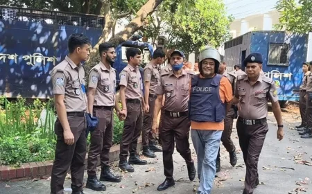 একরামুল হক হত্যা: বদিসহ চার আসামিকে ট্রাইব্যুনালে হাজির