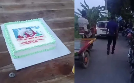 জন্মদিনে কেক কাটার আয়োজন, পুলিশ আসতেই পালালেন নেতাকর্মীরা