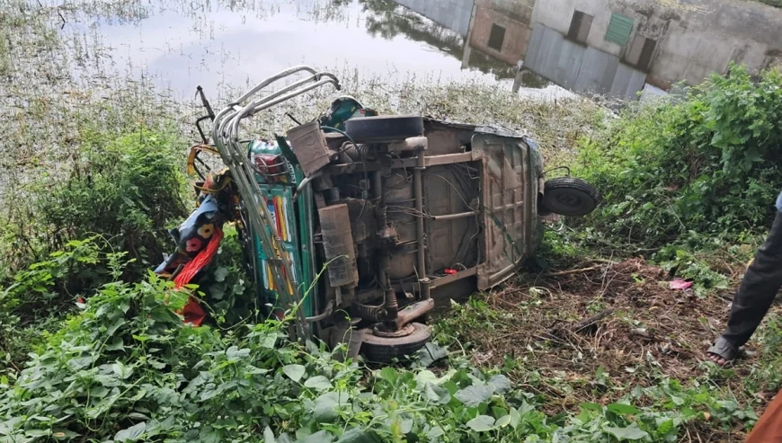 চাঁদপুরে ট্রাক-সিএনজি মুখোমুখি সংঘর্ষে নারী নিহত