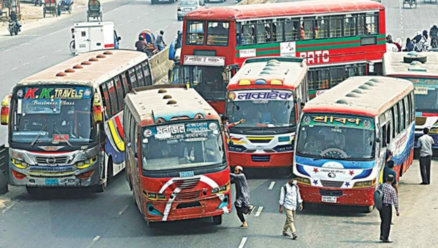 বাস-মিনিবাসের ভাড়া বাড়ল কিলোমিটারে ১৭ পয়সা