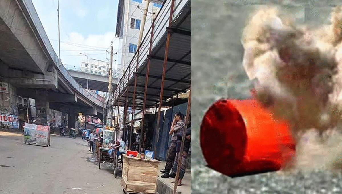 জুমার নামাজের পর মালিবাগে দুটি ককটেল বিস্ফোরণ