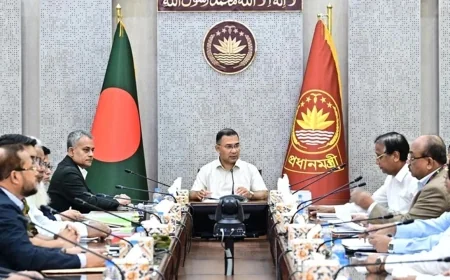 যানজট নিরসনে বৃত্তাকার সড়ক নির্মাণের গতি বাড়ানোর নির্দেশ প্রধানমন্ত্রীর