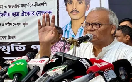 গণতন্ত্র পুনরুদ্ধারে শহীদ নাজির উদ্দিন জেহাদের আত্মত্যাগ জাতির প্রেরণা : রুহুল কবির রিজভী