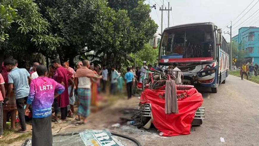 ময়মনসিংহে সিএনজিকে বাসের ধাক্কা, শিশুসহ নিহত ৭
