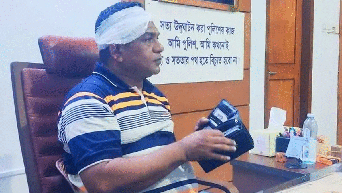ধর্ষণ চেষ্টাকারীকে ইট নিক্ষেপের সময় ওসি আহত, পাশের থানায় আশ্রয়